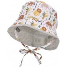 Двулицева детска шапка с UV 50+ защита Sterntaler - Джунгла, 43 cm, 5-6 месеца