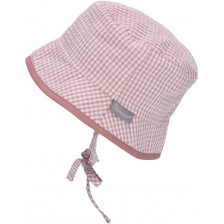Двулицева шапка с UV 50+ защита Sterntaler - 47 cm, 9-12 месеца, розова -1