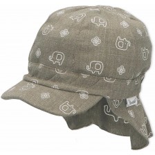 Двулицева шапка с UV 50+ защита Sterntaler - С платка, 51 cm, 18-24 месеца