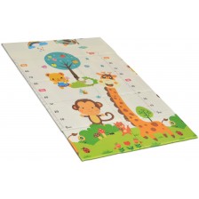 Двулицево сгъваемо термо килимче Moni Toys - Jungle