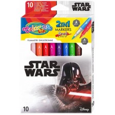Двувърхи маркери Colorino - Marvel Star Wars, 10 цвята -1