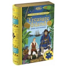 Двустранен пъзел Professor Puzzle от 252 части - Островът на съкровищата -1