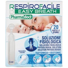 Easy Breath Физиологичен разтвор с 0.9% натриев хлорид, 20 дози, Pharmadoct -1