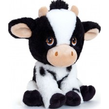 Екологична плюшена играчка Keel Toys Keeleco - Крава, 18 cm