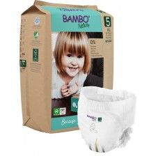 Еко пелени тип гащи Bambo Nature - Pants, размер 5, XL, 12-18 kg, 19 броя, хартиена опаковка -1