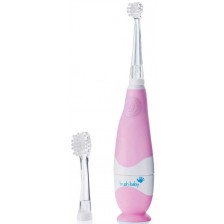 Електрическа четка за зъби Brush Baby - Sonic, розова -1