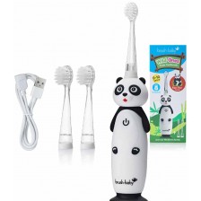 Електрическа четка за зъби Brush Baby - Wild Ones, Панда 