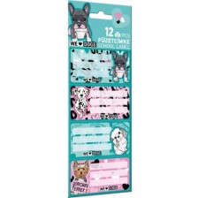 Ученически етикети Lizzy Card We Love Dogs - 12 броя -1