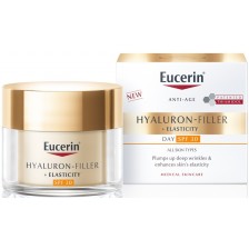 Eucerin Hyaluron-Filler + Elasticity Дневен крем, SPF 30, 50 ml