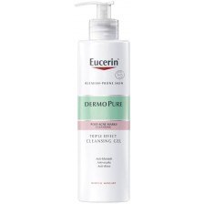 Eucerin DermoPure Измиващ гел с тройно действие за лице и тяло, 400 ml