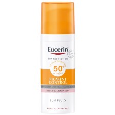 Eucerin Sun Слънцезащитен флуид за лице Pigment Control, SPF 50+, 50 ml
