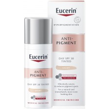 Eucerin Anti-Pigment Оцветен днeвен крем, SPF 30, Светъл, 50 ml