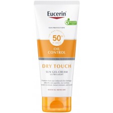 Eucerin Sun Слънцезащитен гел-крем за тяло Dry Touch, SPF 50+, 200 ml -1