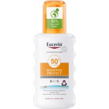 Eucerin Sun Слънцезащитен спрей за деца Sensitive Protect, SPF 50+, 200 ml