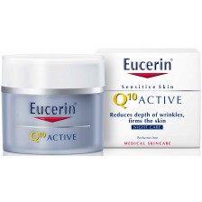 Eucerin Q10 Active Нощен крем за лице, 50 ml