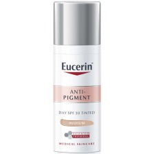 Eucerin Anti-Pigment Оцветен днeвен крем, SPF 30, Тъмен, 50 ml