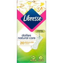 Ежедневни превръзки Libresse - Natural Care, 20 броя -1