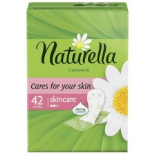 Ежедневни превръзки Naturella - Skincare, с лайка, 42 броя -1