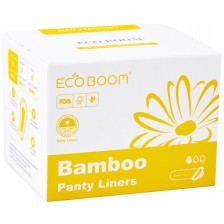 Ежедневни бамбукови биораздрадими дамски превръзки Eco Boom - Премиум, 30 броя -1