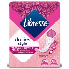 Ежедневни превръзки Libresse - Multistyle Normal, 30 броя
