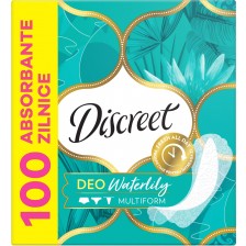 Ежедневни превръзки Discreet Deo - Водна лилия, 100 броя -1