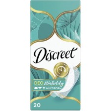Ежедневни превръзки Discreet Deo - Водна лилия, 20 броя -1