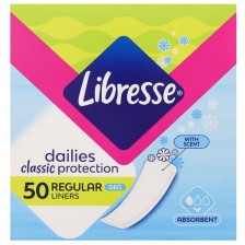 Ежедневни превръзки Libresse - Classic Deo, 50 броя