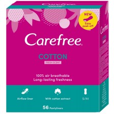Ежедневни превръзки Carefree - Cotton Fresh, 56 броя