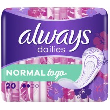 Ежедневни превръзки Always Dailies - Normal, 20 броя -1