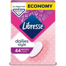 Ежедневни превръзки Libresse - Micro refill, 44 броя -1