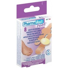 Feet Хидроколоидни пластири с пяна, 8 броя, Pharmadoct -1