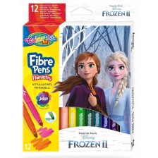 Флумастери Colorino Disney - Frozen II, 12 цвята -1