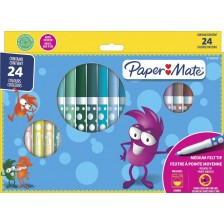 Флумастри Paper Mate - Kids Colouring, 24 цвята -1