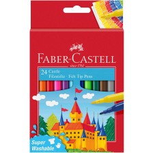 Флумастери Faber-Castell Castle - 24 цвята
