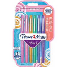Флумастери Paper Mate Flair - Candy Pop, 6 цвята -1