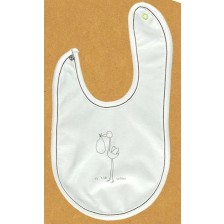 Бебешки лигавник с копче For Babies -Щъркелче