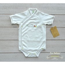For Babies Боди камизолка с къс ръкав - Таралеж размер 1-3 месеца
