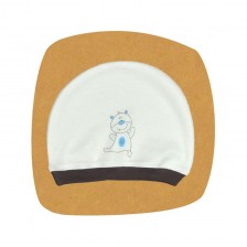 For Babies Бебешка шапка с картинка - Коте размер 0-3 месеца