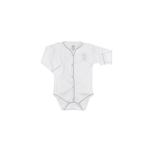 For Babies Боди с предно закопчаване и дълъг ръкав - Коте Изберете размер 0 месеца