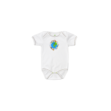 For Babies Боди с прехвърлено рамо - Global размер 6-12 месеца