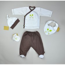 Комплект For Babies - Мишка, 1-3 месеца, ръст 62 -1