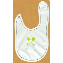 Бебешки лигавник с копче For Babies - Мишле -1