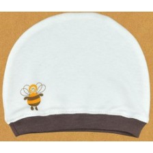 Бебешка шапка с картинка - Пчеличка -1
