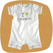 For Babies Бебешко гащеризонче с къс ръкав - Organic Изберете размер 1-3 месеца