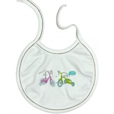 Бебешки лигавник с връзки For Babies - Bikes -1