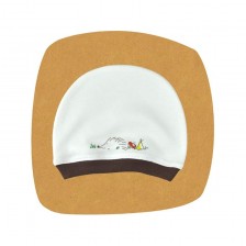Бебешка шапка с картинка For Babies - Таралеж, 0-3 месеца -1