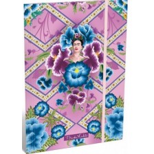 Папка с ластик A4 Lizzy Card - Frida Kahlo Purpura
