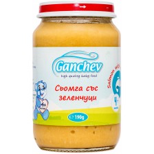 Пюре Ganchev - Сьомга със зеленчуци, 190 g -1