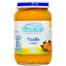 Плодово пюре Ganchev - Тиква, 190 g -1