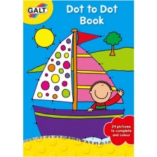 Детска книжка за оцветяване Galt Dot to Dot Pad - Свържи точките. 2 част -1